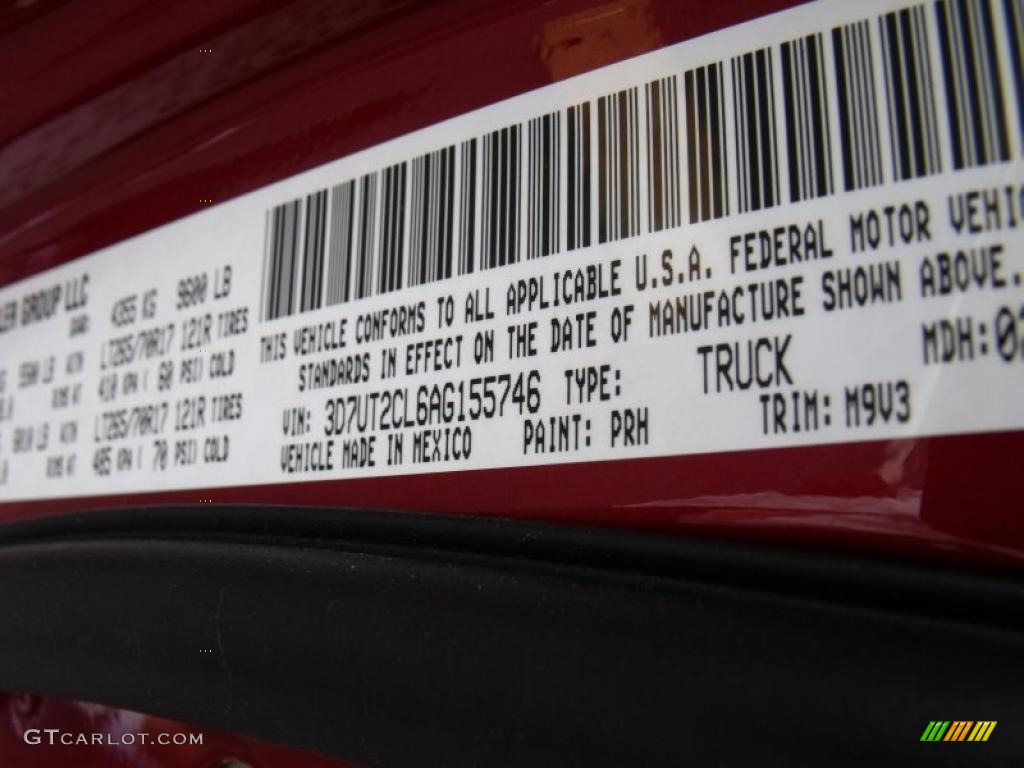 2010 Ram 2500 Big Horn Edition Crew Cab 4x4 - Inferno Red Crystal Pearl / Dark Slate/Medium Graystone photo #15