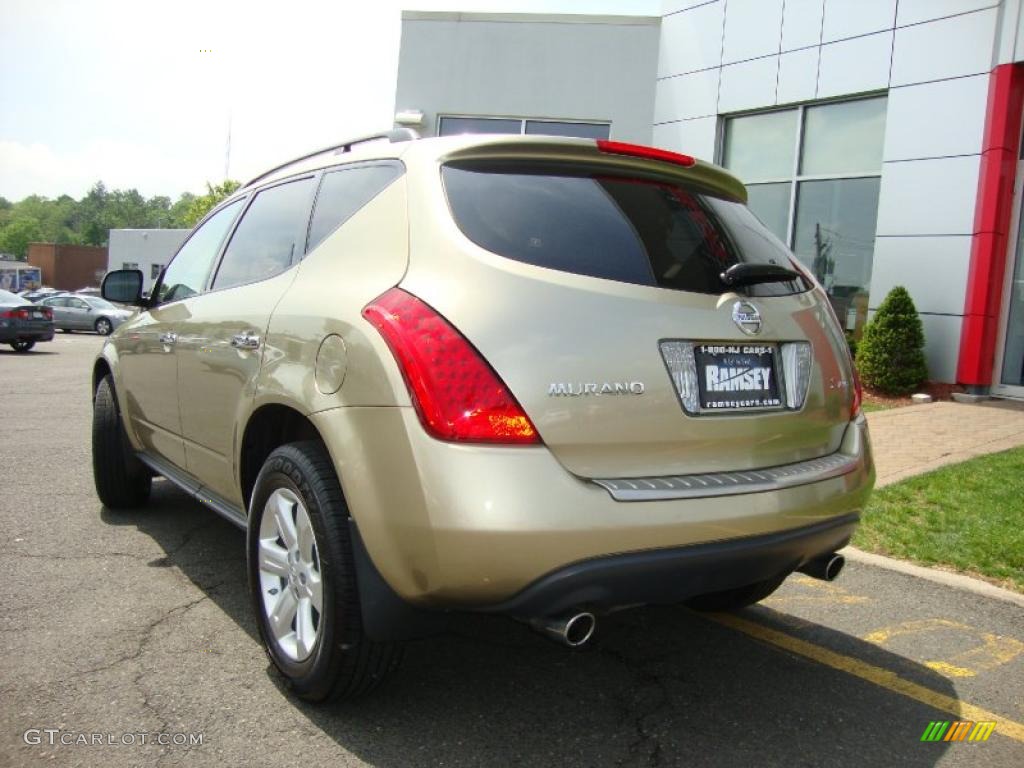 2007 Murano S AWD - Chardonnay Metallic / Cafe Latte photo #8