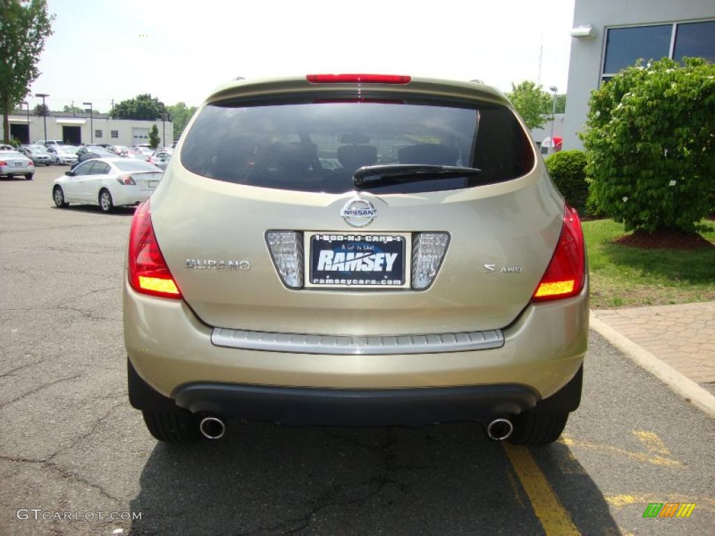 2007 Murano S AWD - Chardonnay Metallic / Cafe Latte photo #9