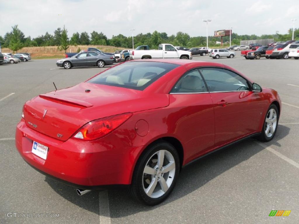 2007 G6 GT Convertible - Crimson Red / Light Taupe photo #22