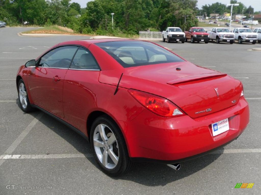 2007 G6 GT Convertible - Crimson Red / Light Taupe photo #23