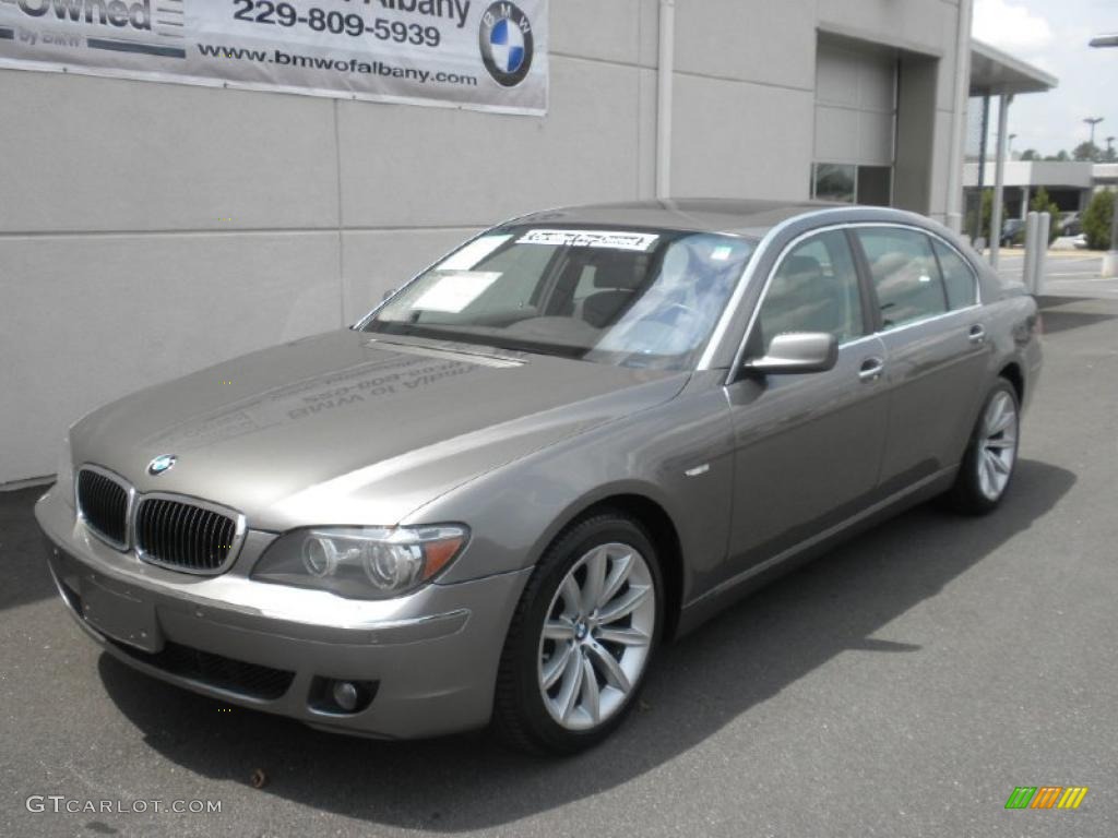 2007 7 Series 750Li Sedan - Sterling Grey Metallic / Flannel Grey photo #2