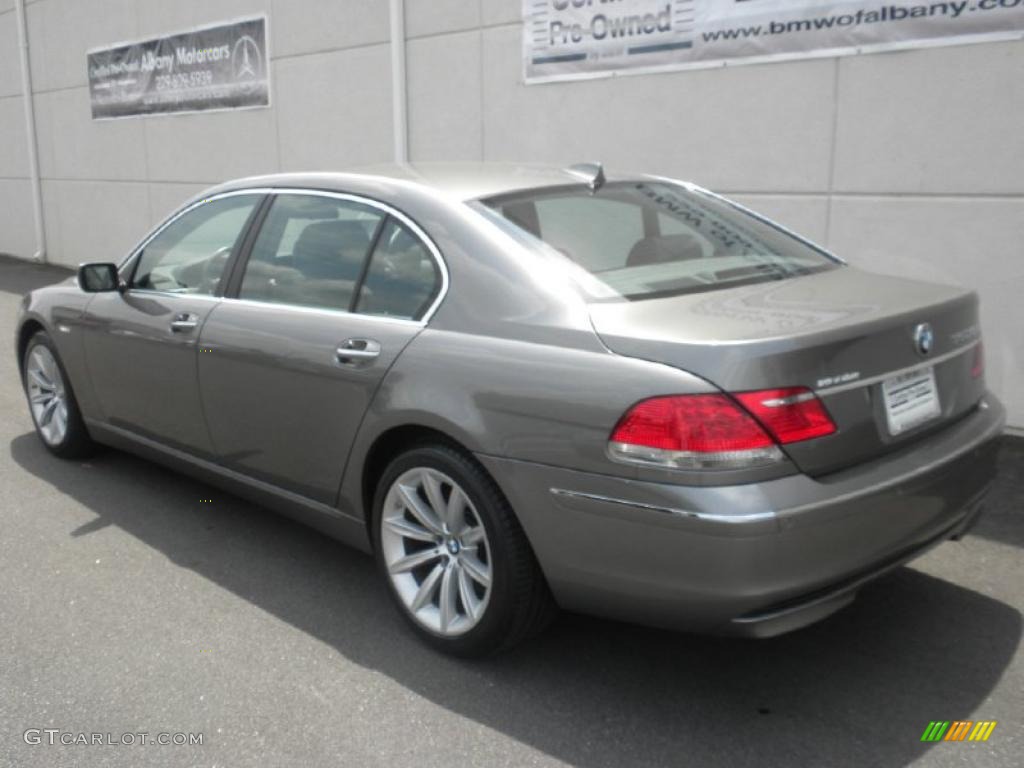 2007 7 Series 750Li Sedan - Sterling Grey Metallic / Flannel Grey photo #3