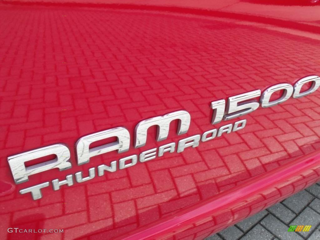 2007 Ram 1500 Thunder Road Quad Cab - Flame Red / Medium Slate Gray photo #11