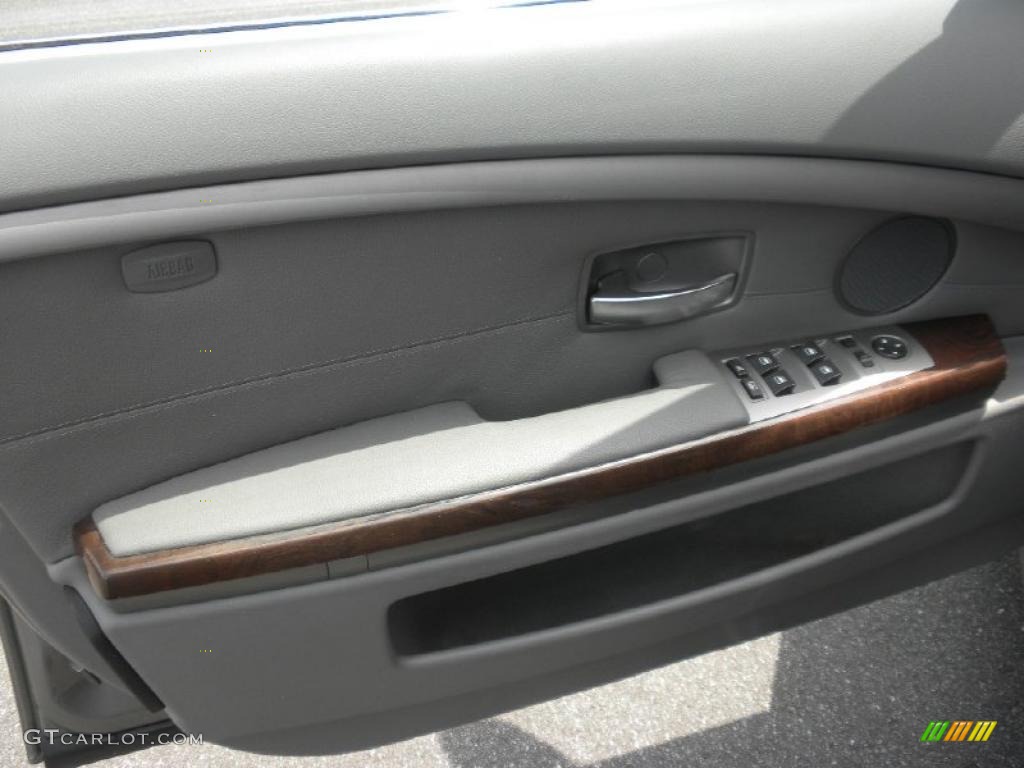 2007 7 Series 750Li Sedan - Sterling Grey Metallic / Flannel Grey photo #33