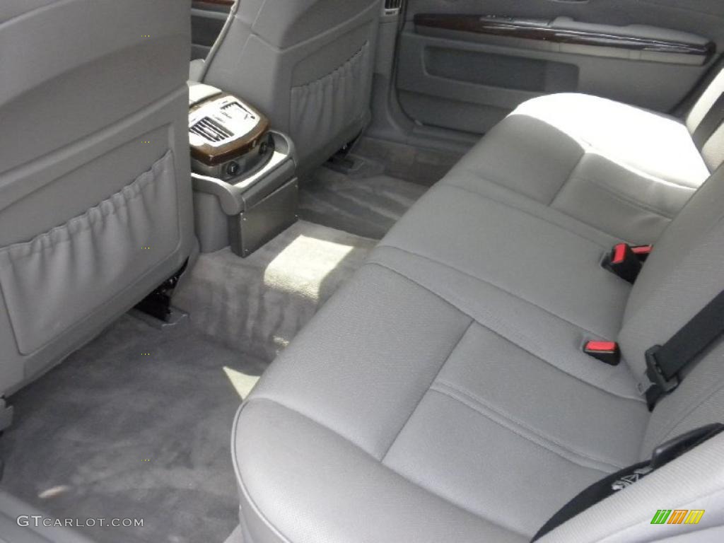 2007 7 Series 750Li Sedan - Sterling Grey Metallic / Flannel Grey photo #38