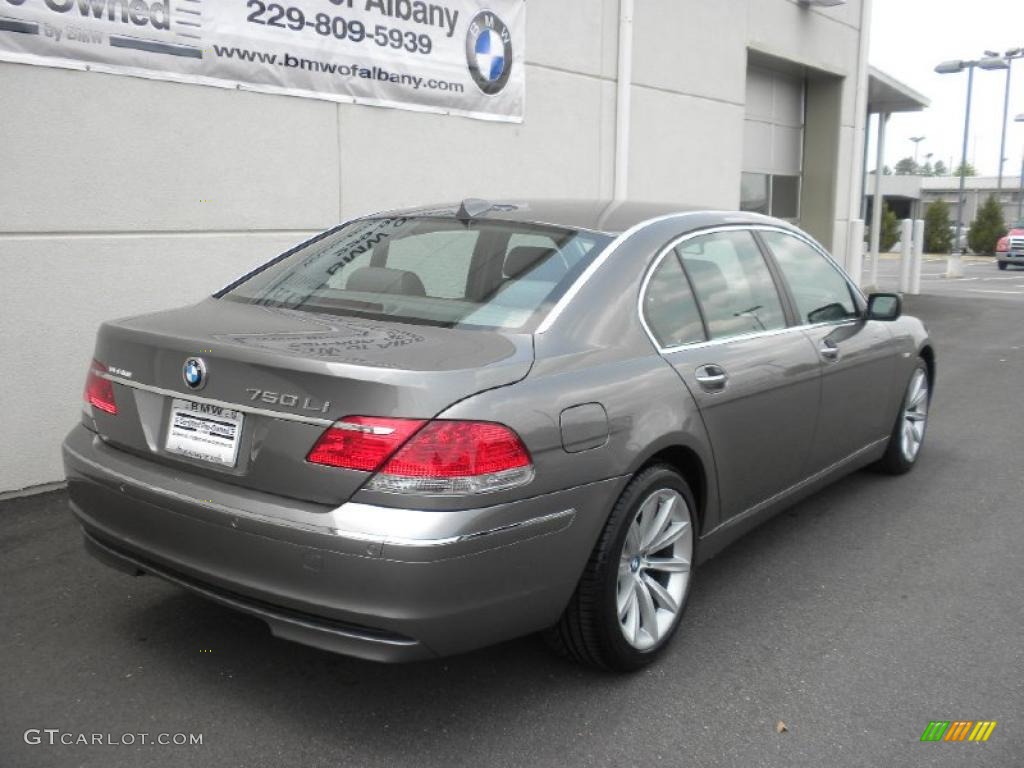2007 7 Series 750Li Sedan - Sterling Grey Metallic / Flannel Grey photo #48