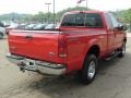 2004 Red Ford F250 Super Duty XLT SuperCab 4x4  photo #4