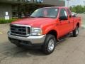 2004 Red Ford F250 Super Duty XLT SuperCab 4x4  photo #8