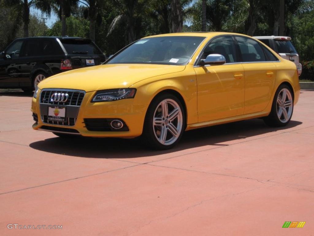 2010 S4 3.0 quattro Sedan - Imola Yellow / Black photo #1