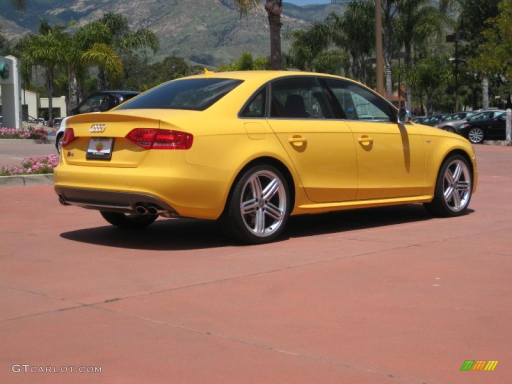 2010 S4 3.0 quattro Sedan - Imola Yellow / Black photo #5