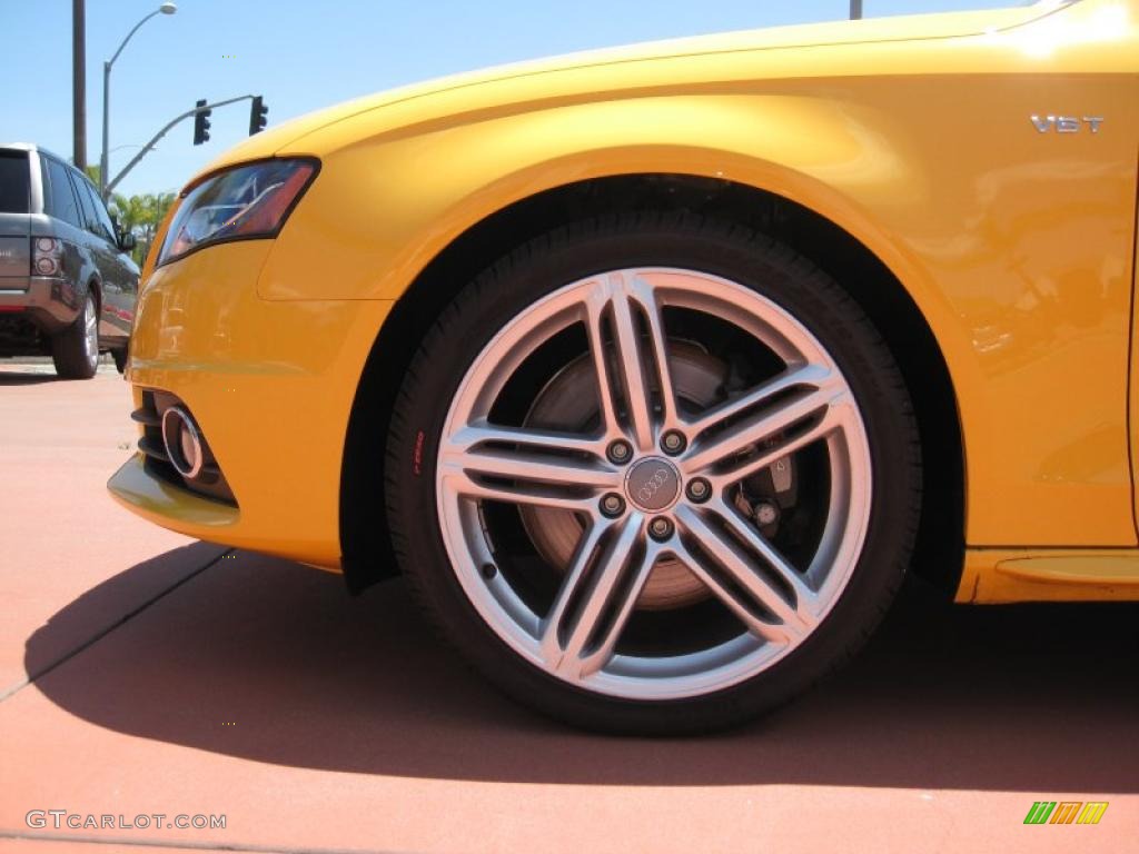 2010 S4 3.0 quattro Sedan - Imola Yellow / Black photo #8