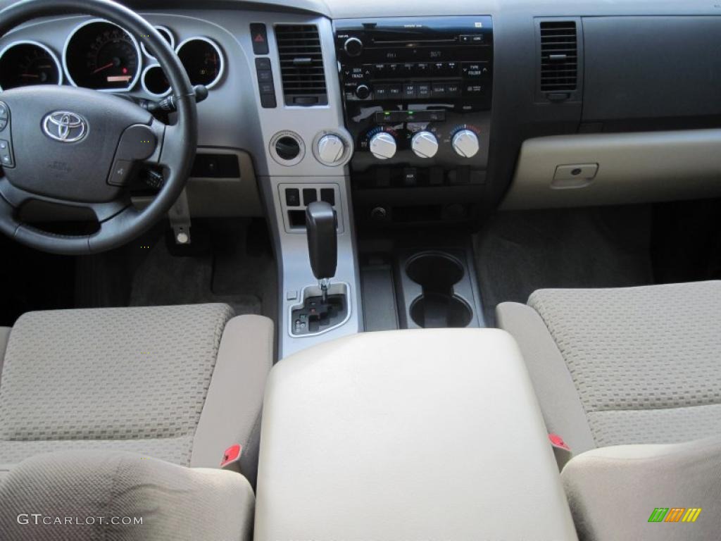 2008 Tundra SR5 TRD Double Cab 4x4 - Super White / Graphite Gray photo #10