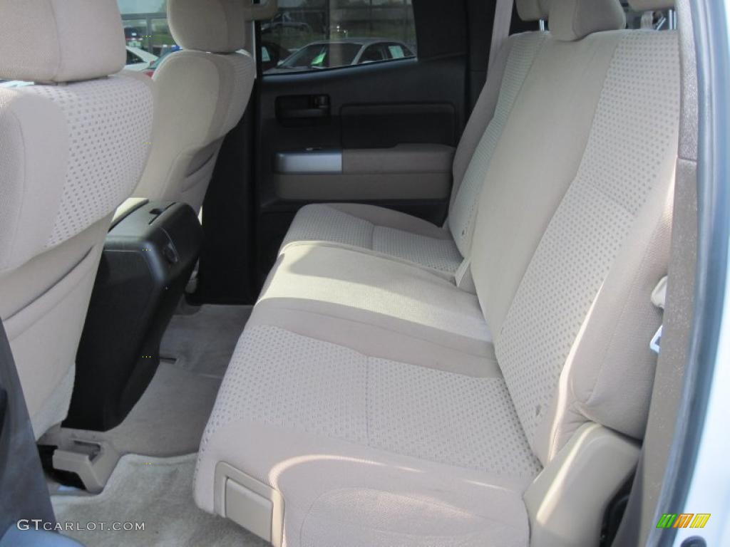 2008 Tundra SR5 TRD Double Cab 4x4 - Super White / Graphite Gray photo #12