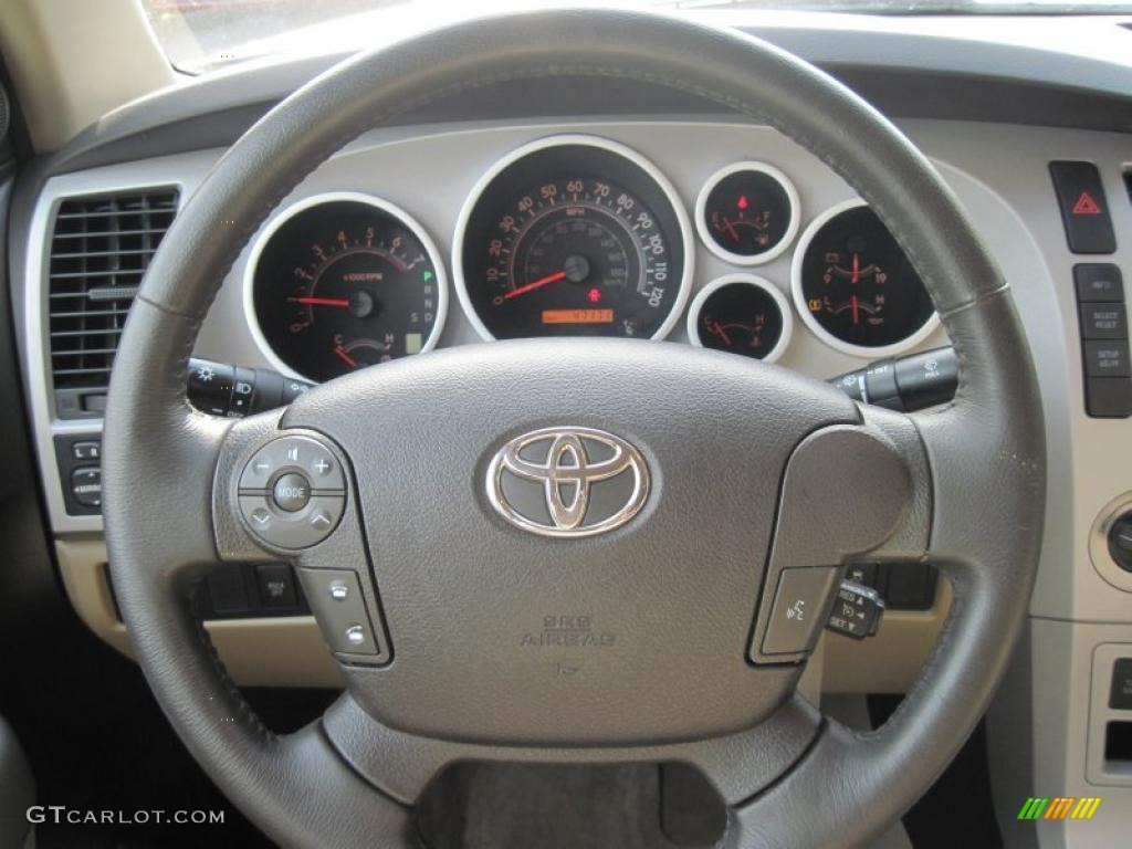 2008 Tundra SR5 TRD Double Cab 4x4 - Super White / Graphite Gray photo #13
