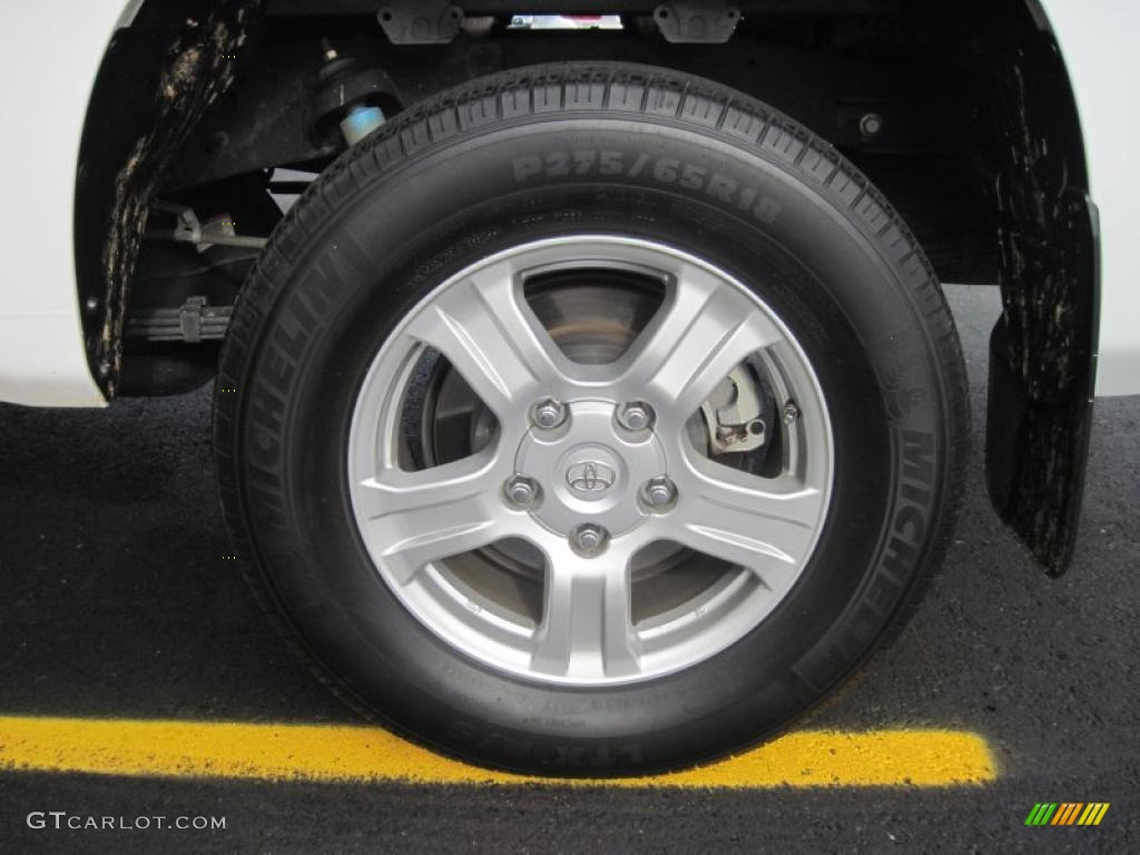2008 Tundra SR5 TRD Double Cab 4x4 - Super White / Graphite Gray photo #17