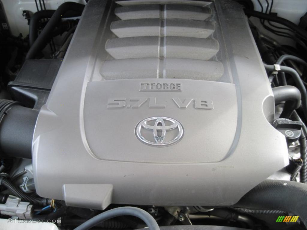 2008 Tundra SR5 TRD Double Cab 4x4 - Super White / Graphite Gray photo #18