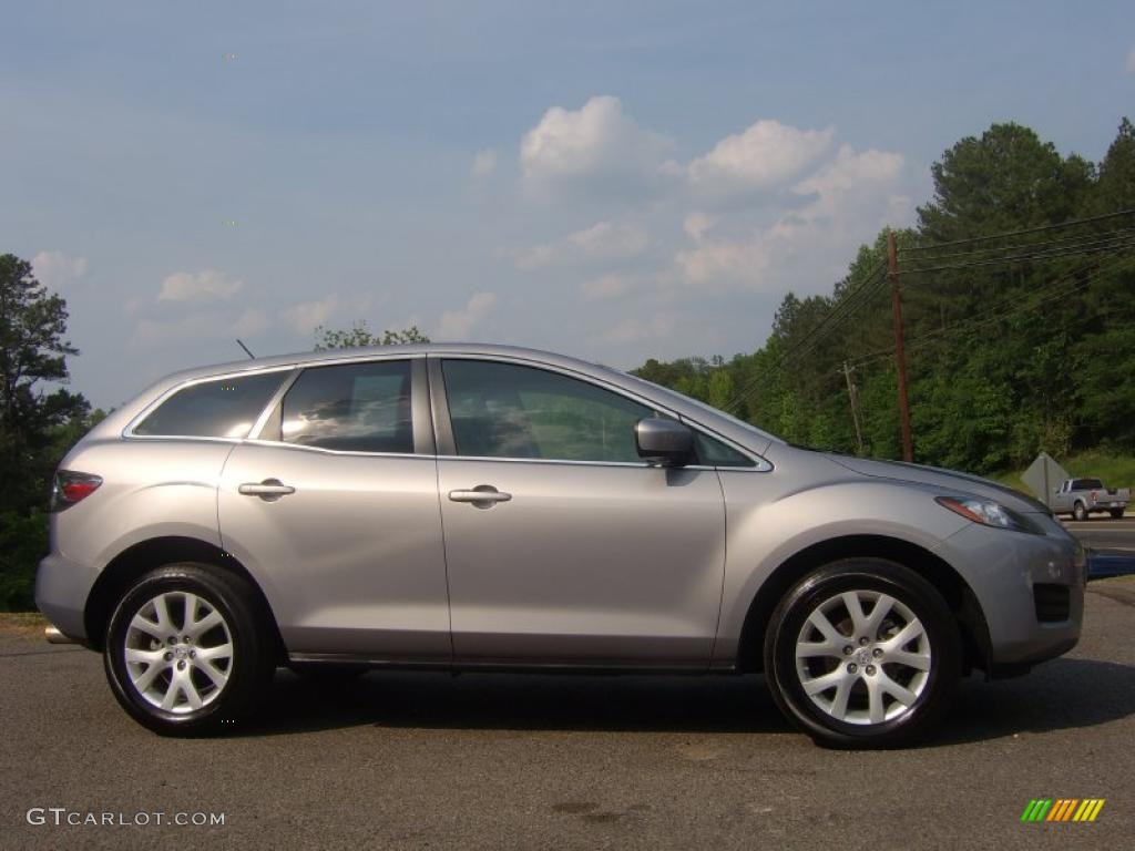 2009 CX-7 Grand Touring - True Silver Metallic / Black photo #1