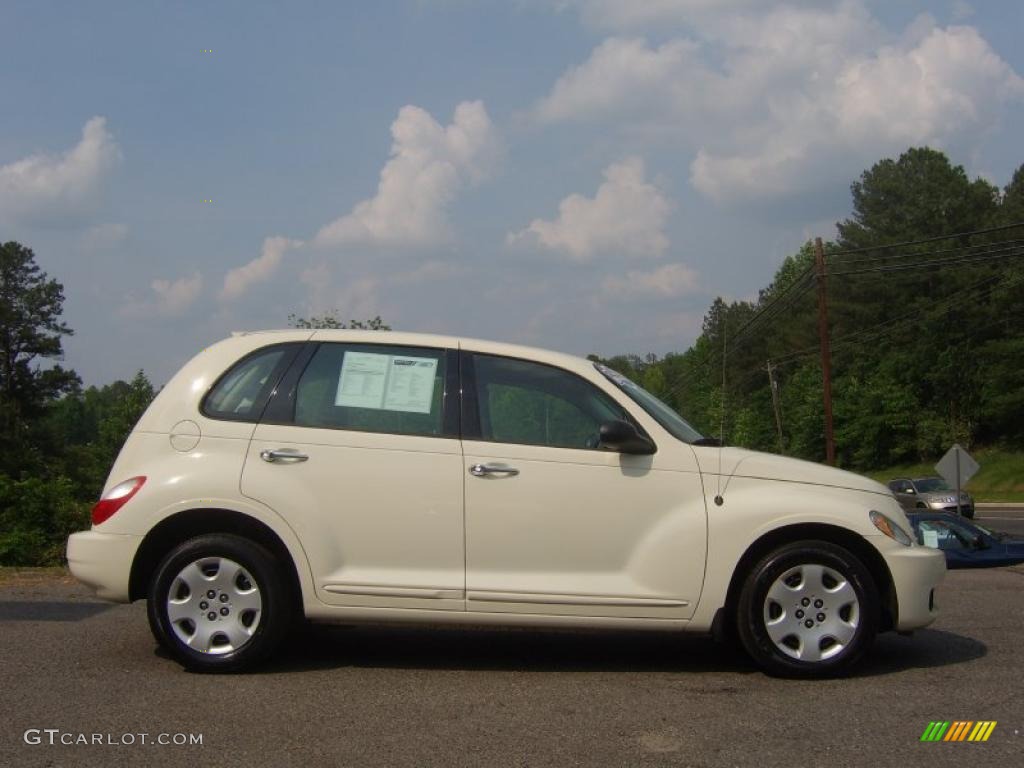 2008 PT Cruiser LX - Cool Vanilla White / Pastel Slate Gray photo #1