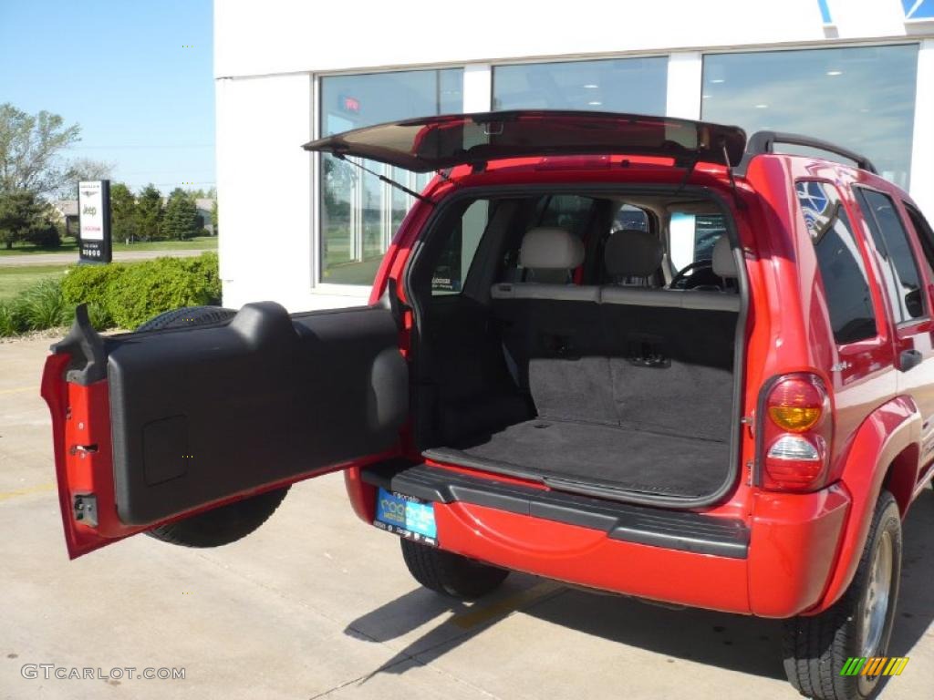 2002 Liberty Limited 4x4 - Flame Red / Dark Slate Gray photo #19