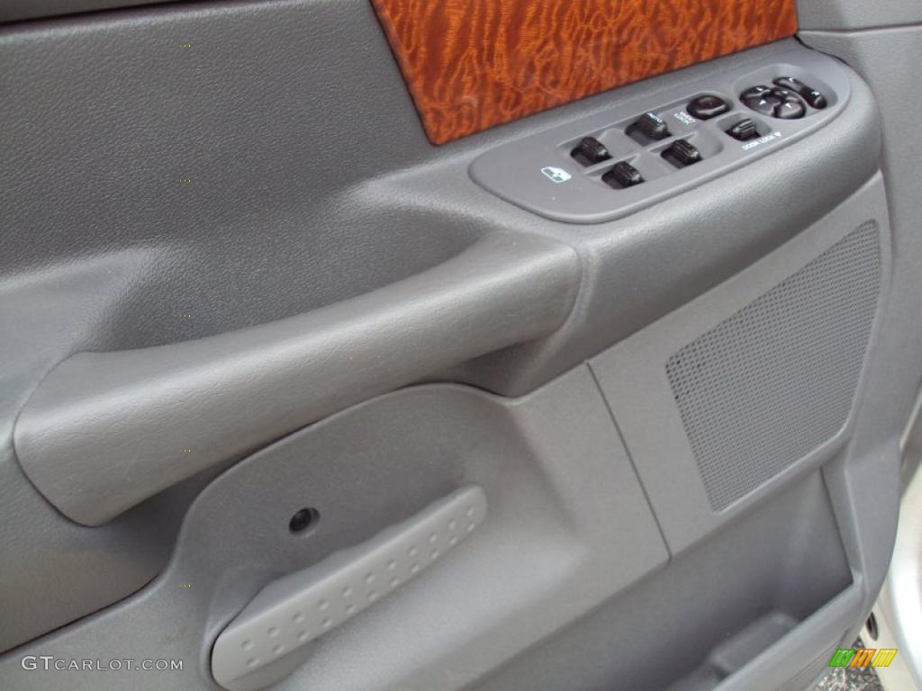 2006 Ram 1500 SLT Quad Cab - Bright Silver Metallic / Medium Slate Gray photo #17