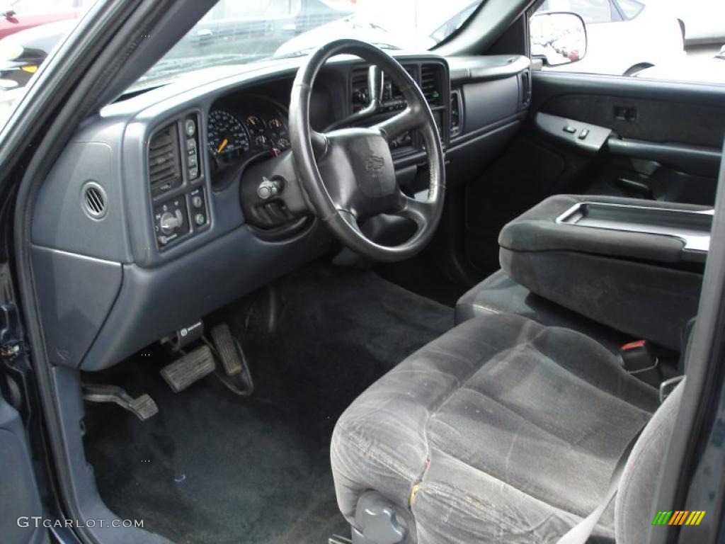 2000 Silverado 2500 LS Extended Cab 4x4 - Onyx Black / Graphite photo #6