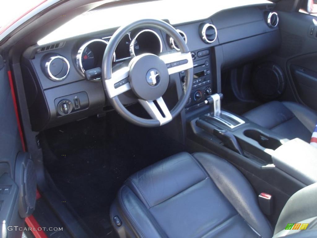 2007 Mustang V6 Premium Convertible - Torch Red / Black Leather photo #9