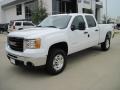 2010 Summit White GMC Sierra 2500HD SLE Crew Cab 4x4  photo #1