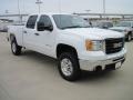 2010 Summit White GMC Sierra 2500HD SLE Crew Cab 4x4  photo #2