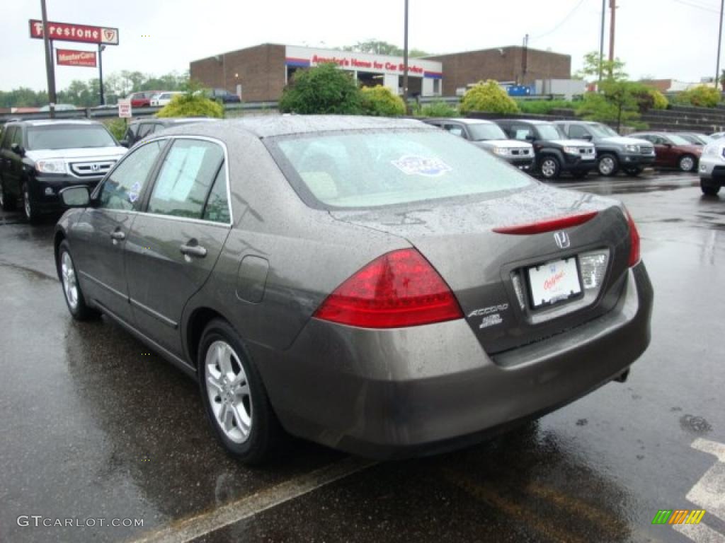 2007 Accord EX Sedan - Carbon Bronze Pearl / Ivory photo #2