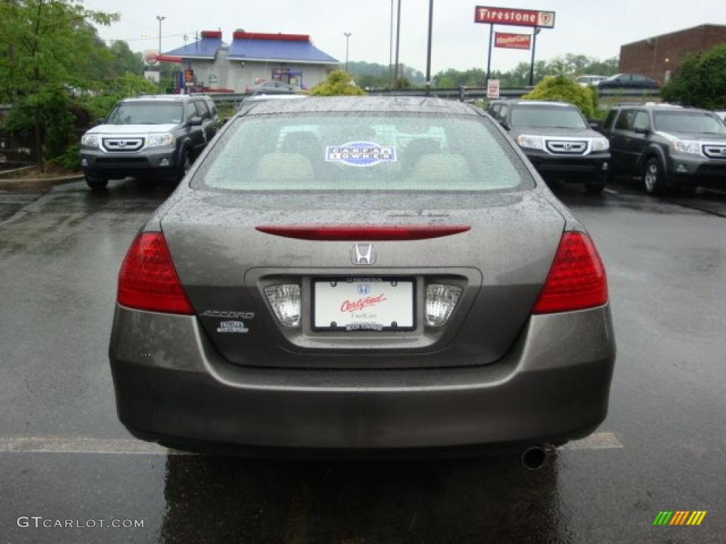 2007 Accord EX Sedan - Carbon Bronze Pearl / Ivory photo #3