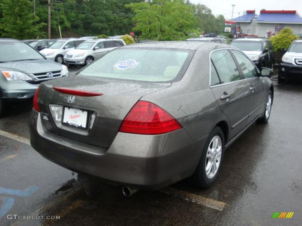 2007 Accord EX Sedan - Carbon Bronze Pearl / Ivory photo #4