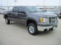 2010 Steel Gray Metallic GMC Sierra 2500HD Work Truck Crew Cab 4x4  photo #2