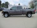 2010 Steel Gray Metallic GMC Sierra 2500HD Work Truck Crew Cab 4x4  photo #3