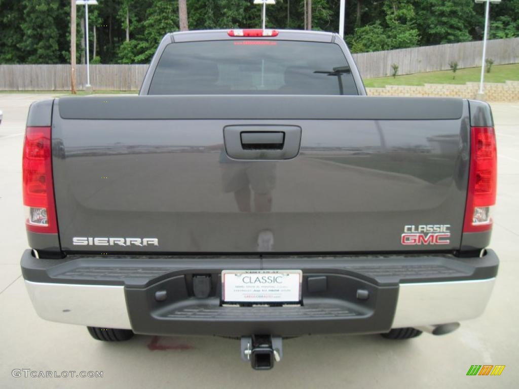 2010 Sierra 2500HD Work Truck Crew Cab 4x4 - Steel Gray Metallic / Dark Titanium photo #6