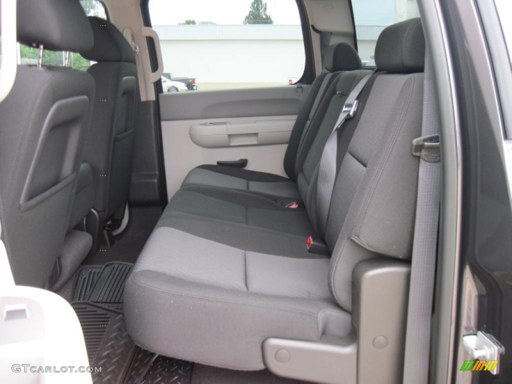 2010 Sierra 2500HD Work Truck Crew Cab 4x4 - Steel Gray Metallic / Dark Titanium photo #8