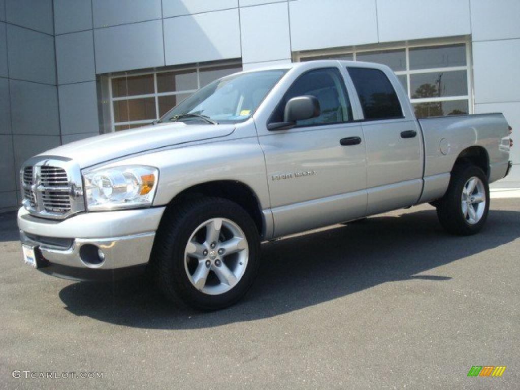 2007 Ram 1500 SLT Quad Cab - Mineral Gray Metallic / Medium Slate Gray photo #2