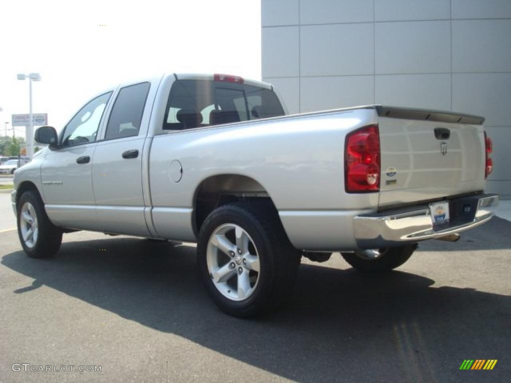 2007 Ram 1500 SLT Quad Cab - Mineral Gray Metallic / Medium Slate Gray photo #4