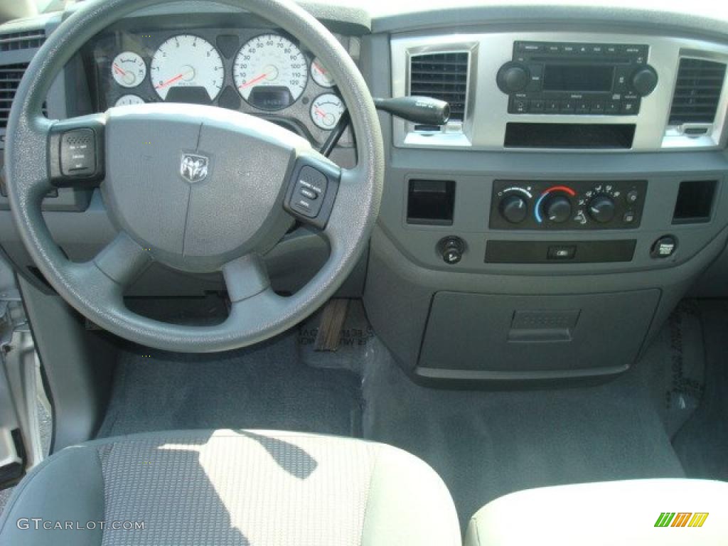 2007 Ram 1500 SLT Quad Cab - Mineral Gray Metallic / Medium Slate Gray photo #16