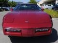 1990 Dark Red Metallic Chevrolet Corvette Coupe  photo #2