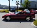 1990 Dark Red Metallic Chevrolet Corvette Coupe  photo #4