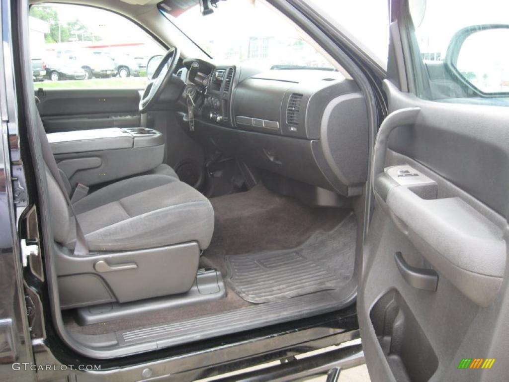 2007 Silverado 1500 LT Z71 Crew Cab 4x4 - Black / Light Titanium/Dark Titanium Gray photo #24