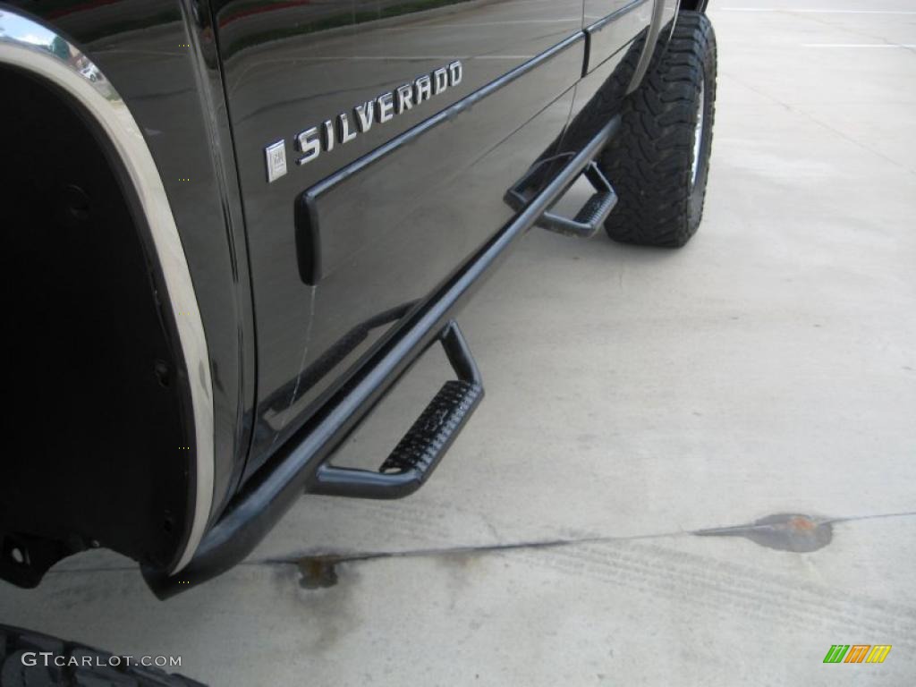 2007 Silverado 1500 LT Z71 Crew Cab 4x4 - Black / Light Titanium/Dark Titanium Gray photo #33