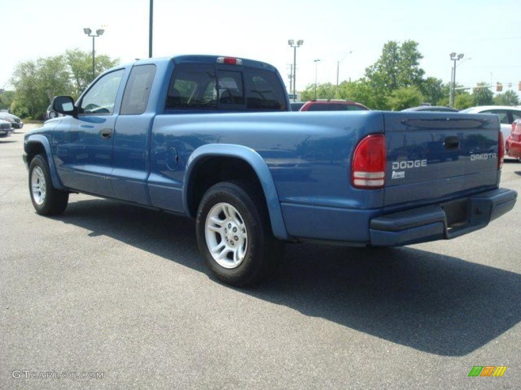 2004 Dakota Sport Club Cab - Atlantic Blue Pearl / Dark Slate Gray photo #4