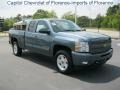 2010 Blue Granite Metallic Chevrolet Silverado 1500 LT Extended Cab 4x4  photo #1