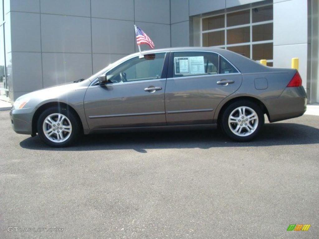 2006 Accord EX-L Sedan - Carbon Bronze Pearl / Ivory photo #3