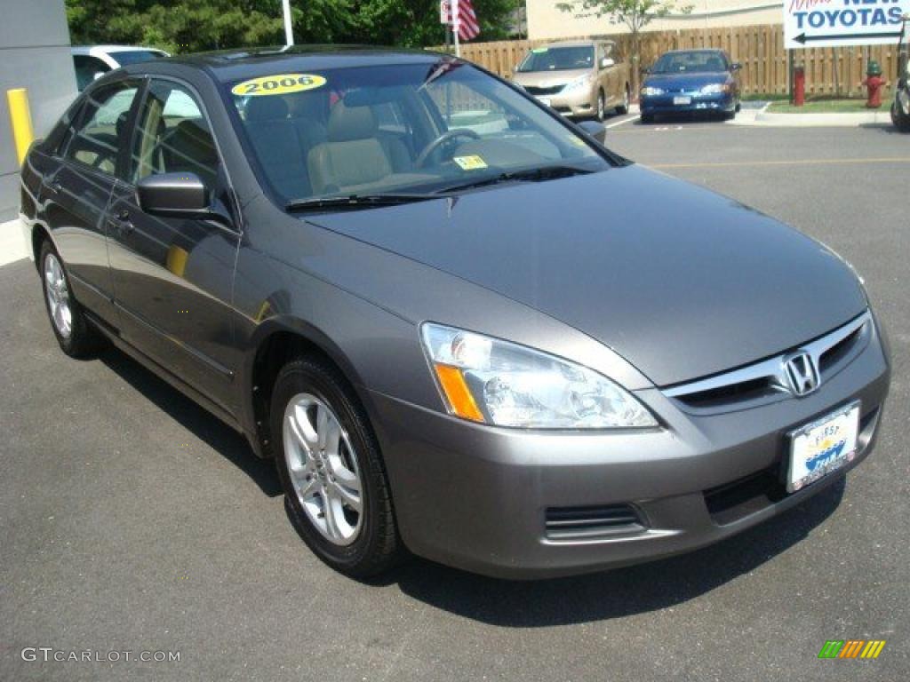 2006 Accord EX-L Sedan - Carbon Bronze Pearl / Ivory photo #9