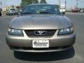 2002 Mineral Grey Metallic Ford Mustang V6 Coupe  photo #9