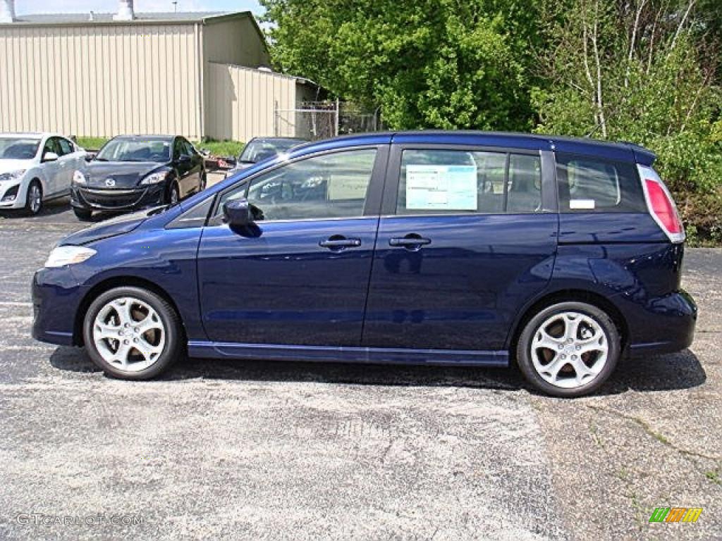 2010 MAZDA5 Sport - Stormy Blue Mica / Black photo #1