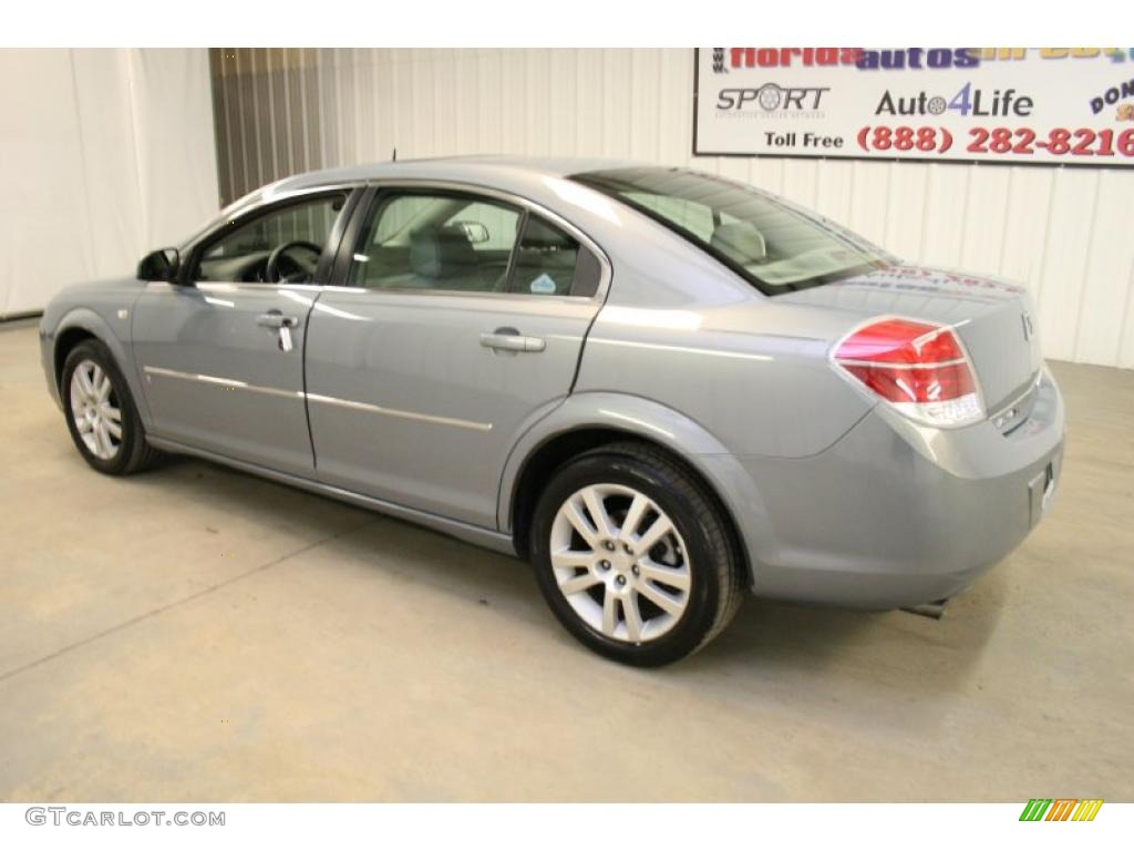 2007 Aura XE - Ocean Mist Metallic / Gray photo #7